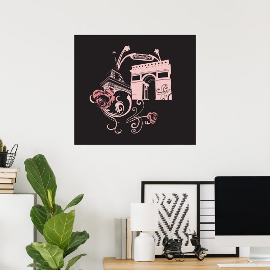 Poster de Paris (Bureau à domicile)