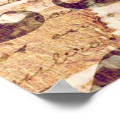 Poster De Paris avec moustache (Coin)