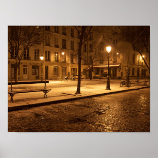Poster de Paris la nuit
