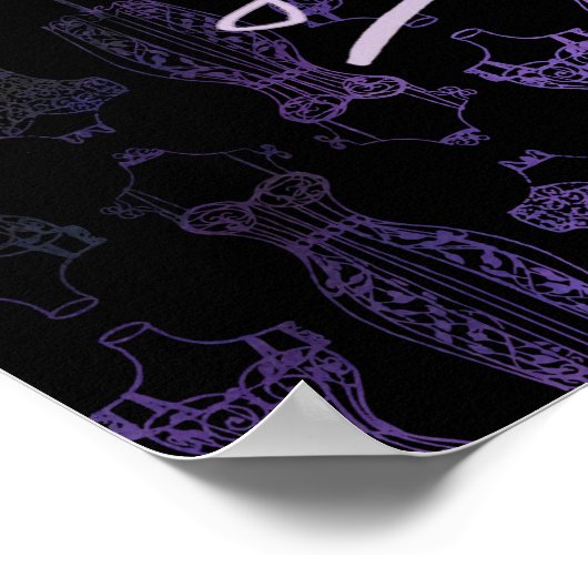 Poster de Paris (Noir) (Coin)