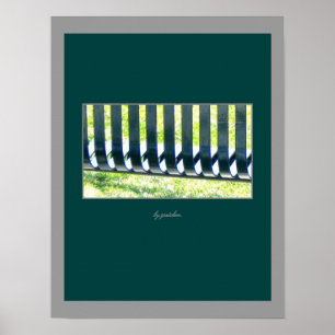 Poster de Park Bench in Light par gretchen