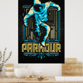 Poster de Parkour - Poster de Parcour - Parcours (Cuisine)