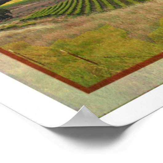 Poster de Paso Robles Pays du vin (Coin)