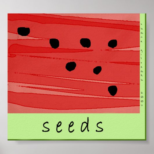 Poster de pastèque (Devant)