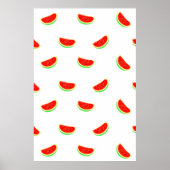 poster de pastèque, affiche de fruits, fruits trop (Devant)