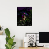 Poster de patchs de champignons (Bureau à domicile)