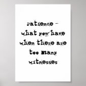 Poster de patients (Devant)