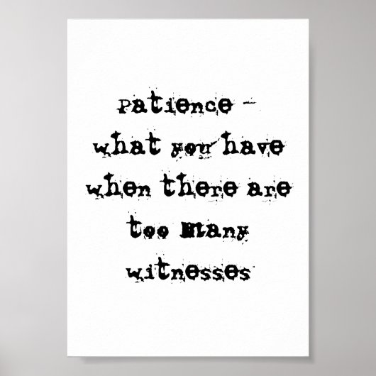 Poster de patients (Devant)