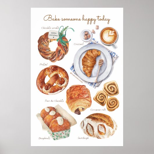 Poster de pâtisserie (Devant)