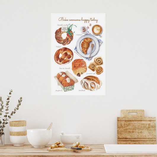 Poster de pâtisserie (Cuisine)