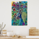 Poster de Peacock Golden PMACarlson (Cuisine)