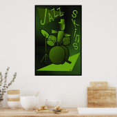 Poster de peaux de jazz Imprimer (Cuisine)