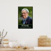 Poster de pêche George Bush (Cuisine)