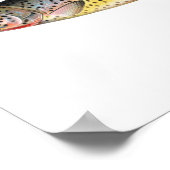 Poster de pêche - Tahoe Truite Poisson (Coin)