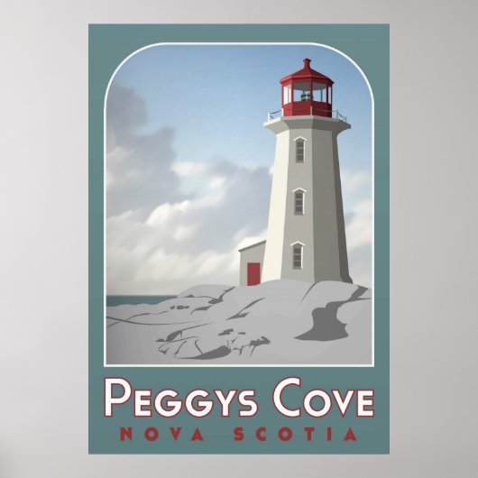 Poster de Peggy's Cove Deco (Devant)