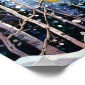 Poster de peinture à l'aquarelle de forêt (Coin)