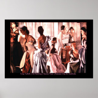 Poster de peinture à l'huile