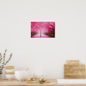Poster de peinture à l'huile de Sakura de Cherry B (Cuisine)