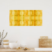 Poster de peinture couleur d'art jaune Imprimer (Cuisine)