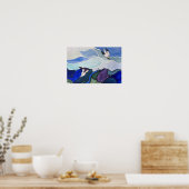 Poster de peinture de filets de plongée (Cuisine)