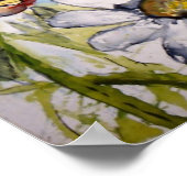 poster de peinture de fleurs de papillon (Coin)