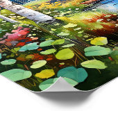 Poster de peinture de la forêt de bouleau (Coin)