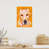 Poster de peinture de Labrador Retriever (Cuisine)