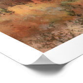 Poster de peinture de l'ancienne grange rouge (Coin)