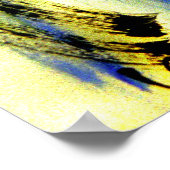 Poster de peinture de l'art Abstrait "Space Travel (Coin)