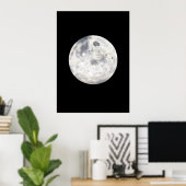 Poster de peinture de Pleine lune (Bureau à domicile)