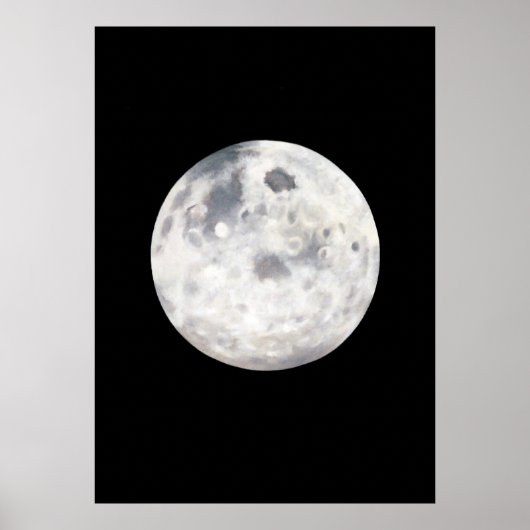 Poster de peinture de Pleine lune (Devant)