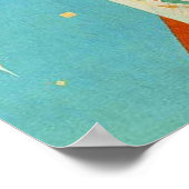 Poster de peinture en toile Abstraite Kandinsky (Coin)