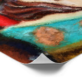 Poster de peinture impressionniste du Cheval Carou (Coin)