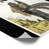 Poster de peinture japonaise c. 1805 (Coin)