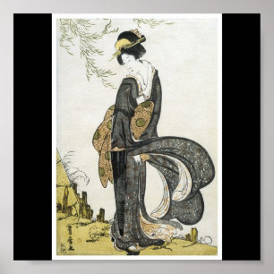 Poster de peinture japonaise c. 1805
