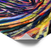 Poster de peinture numérique abstrait "à capuchon" (Coin)