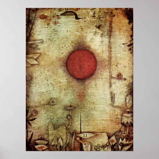 Poster de peinture Paul Klee Ad Marginem (Devant)
