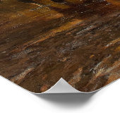 Poster de peinture Vintage de bétail de l'Ouest (Coin)