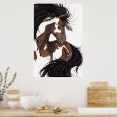 Poster de peintures Pinto Art majestueux Cheval de (Cuisine)