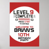 Poster de pendaison de l'anniversaire du joueur (Devant)