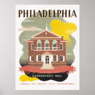 Poster de Pennsylvanie vintage