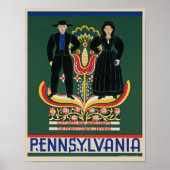 Poster de Pennsylvanie vintage (Devant)