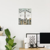 Poster de Pennsylvanie vintage (Bureau à domicile)