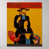 Poster de Pennsylvanie vintage (Devant)