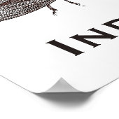 Poster de pensée indépendante pour un bureau créat (Coin)