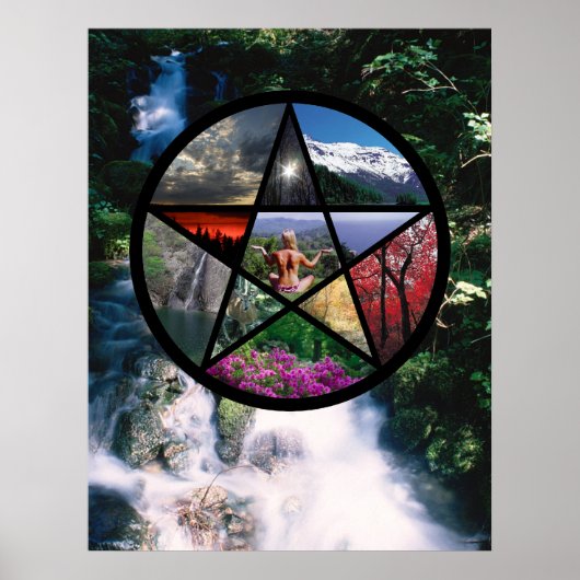 Poster de pentacle Petit flux (Devant)