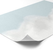 poster de pépinière bleu vintage (Coin)