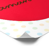 Poster de pépinière de pomme de nom (Coin)