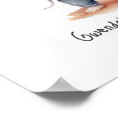 Poster de pépinière Souris Jouer Guitare, Main gau (Coin)