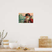 Poster de Père Noël alpine (Cuisine)